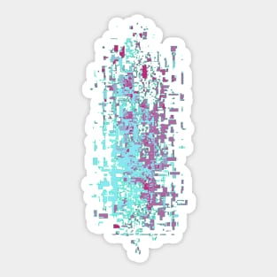 Pixel Cluster Sticker